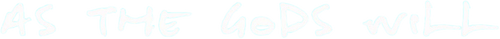 神さまの言うとおり
